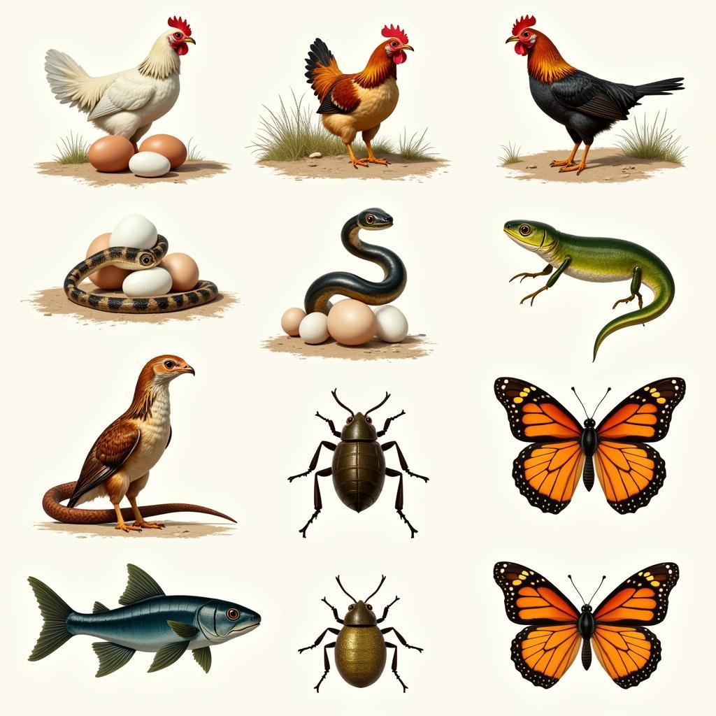 Examples of Andaja Animals