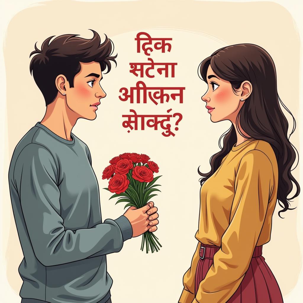 Asking to be Girlfriend in Hindi