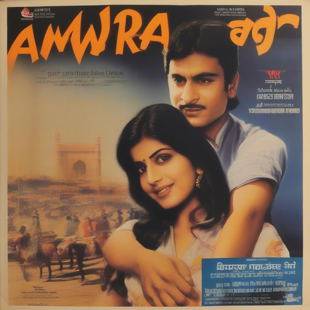 A vintage poster of Awara, highlighting its international release.