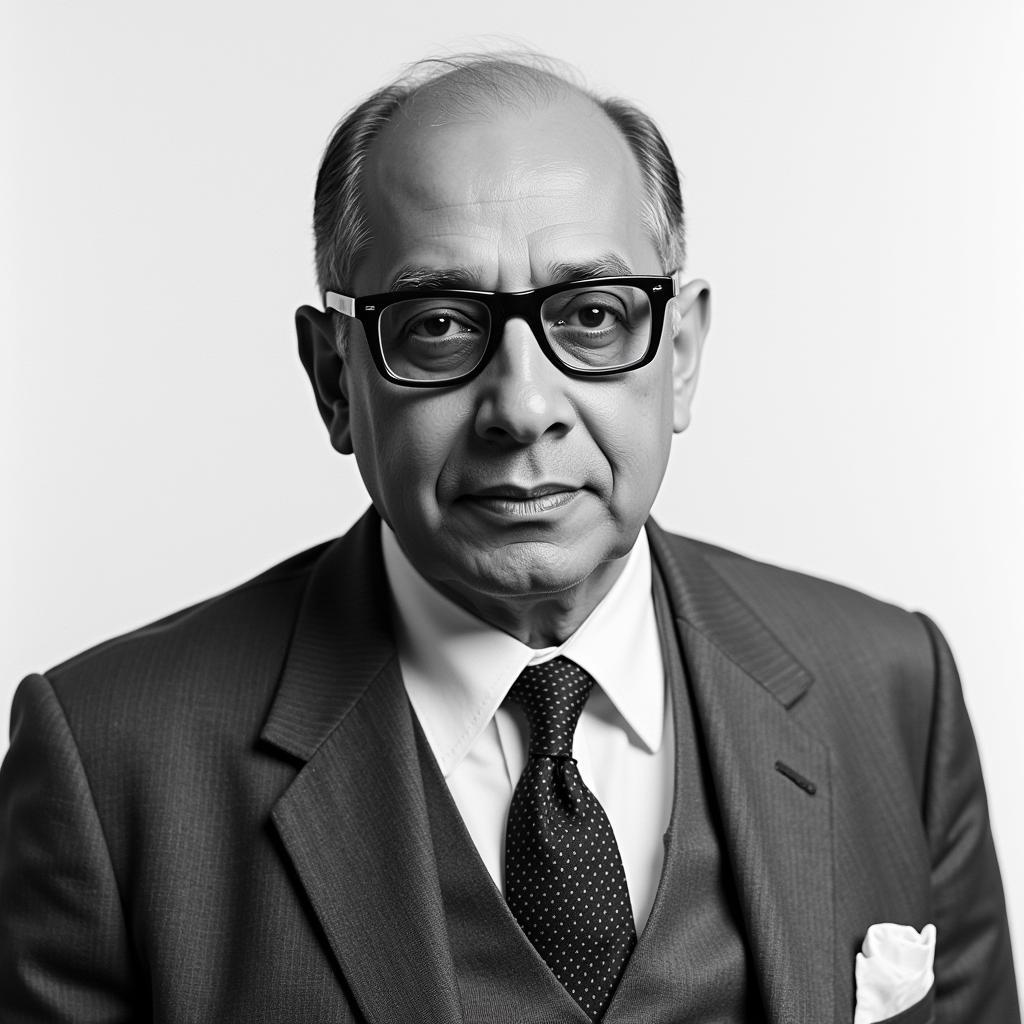 Portrait of Dr. B.R. Ambedkar