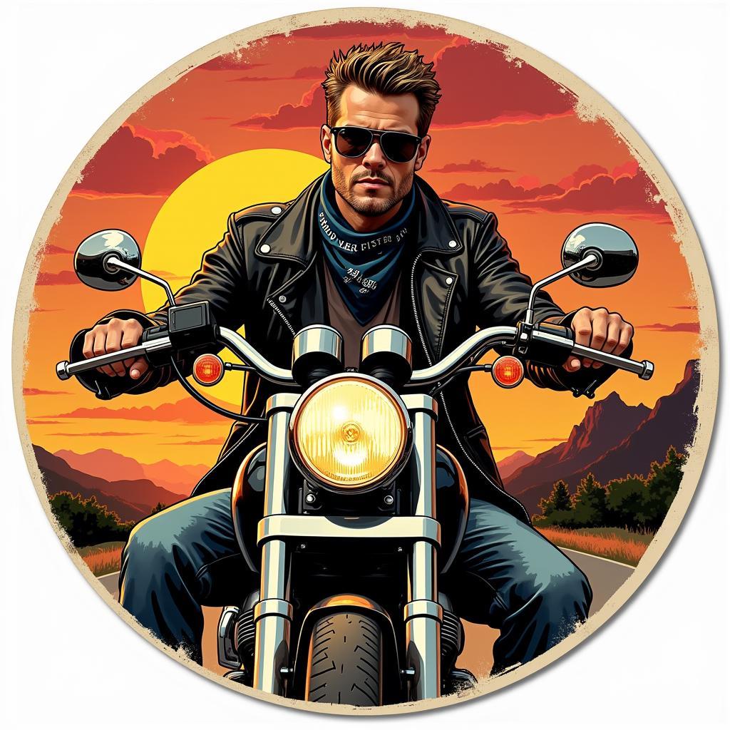 Bad Boy Motorcycle Sticker