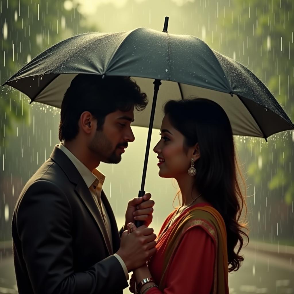 Romantic Rain Scene in Bade Achhe Lagte Hain