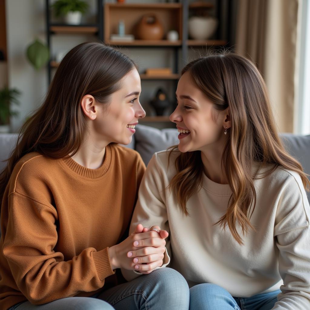 Sisters Communicating Effectively