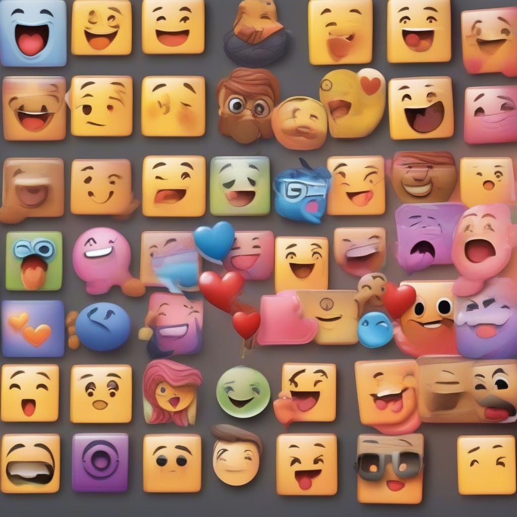 Cute Love Emoji DPs on Social Media