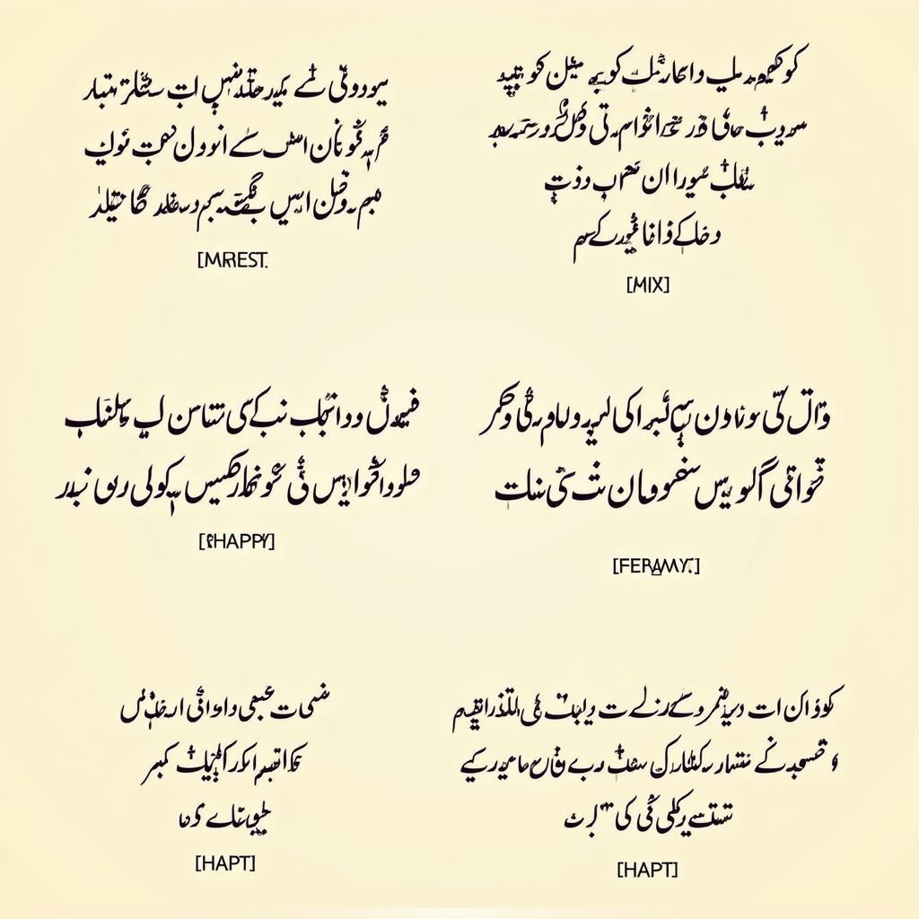 Different Forms of Shayari