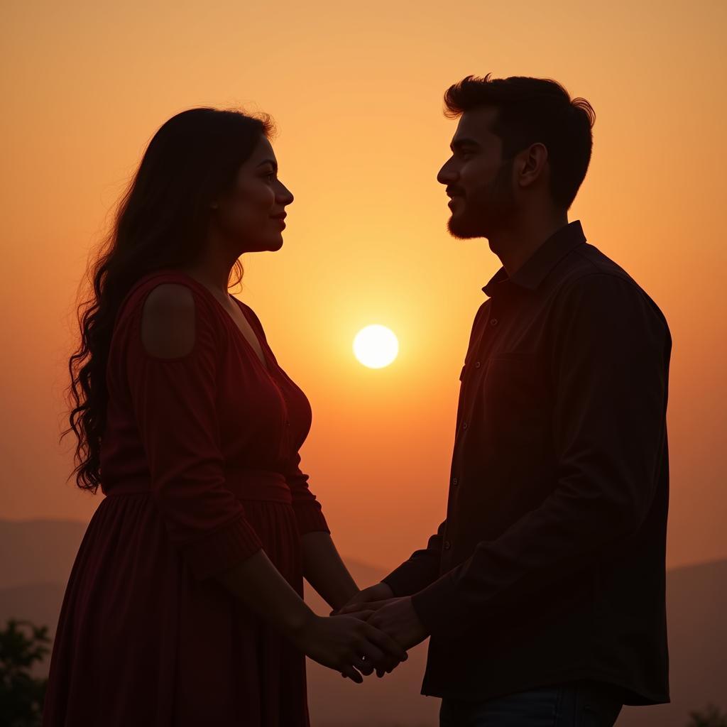 Couple holding hands, representing a deep heart connection