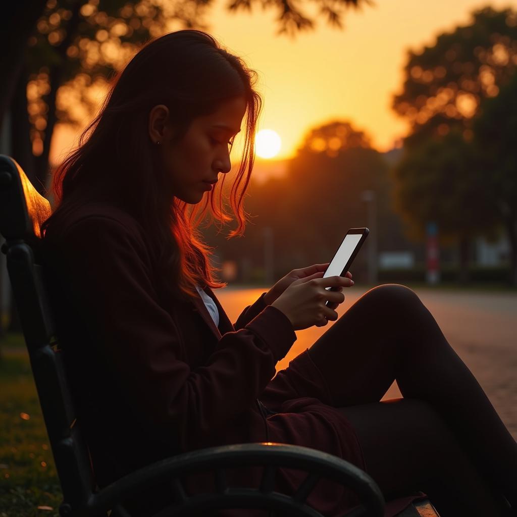 Girl Sad Status in Hindi - Phone