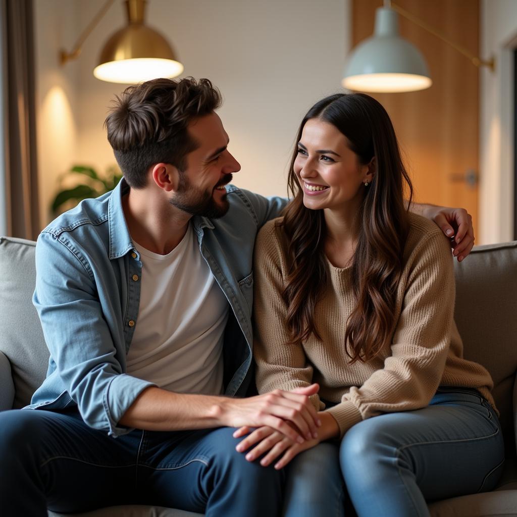 Couple Communicating Effectively