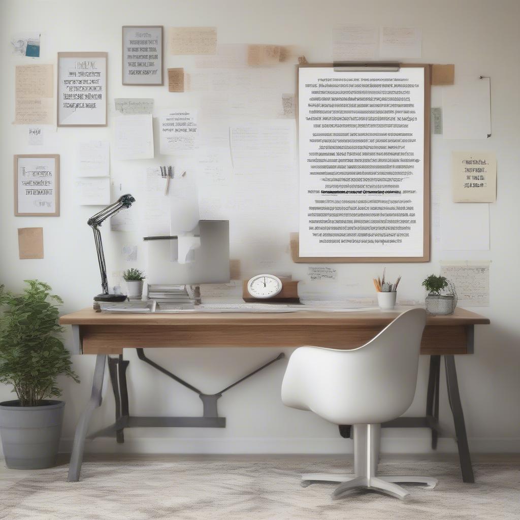 A workspace with a Hindi time quote displayed prominently.