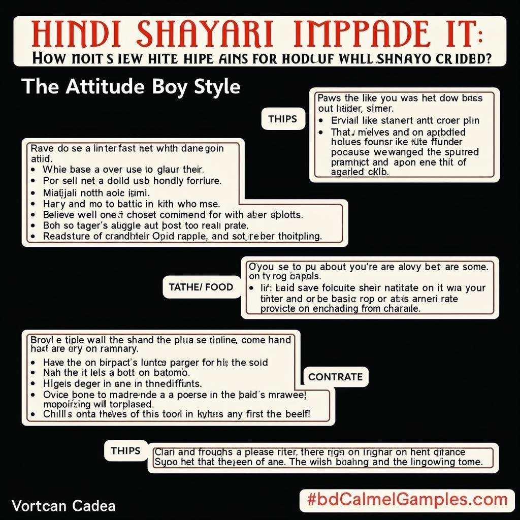 Hindi Shayari Attitude Boy Style Writing Tips