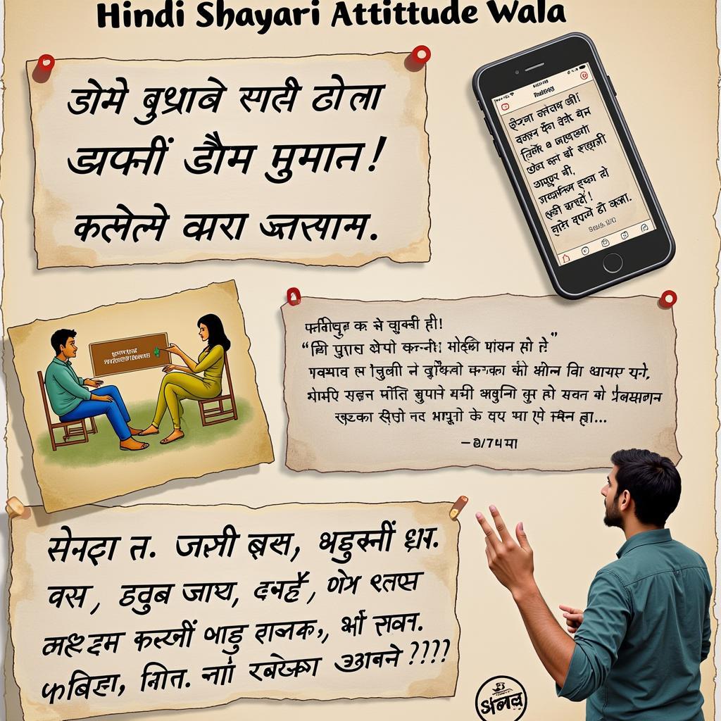 Powerful Expressions of Hindi Shayari Attitude Wala