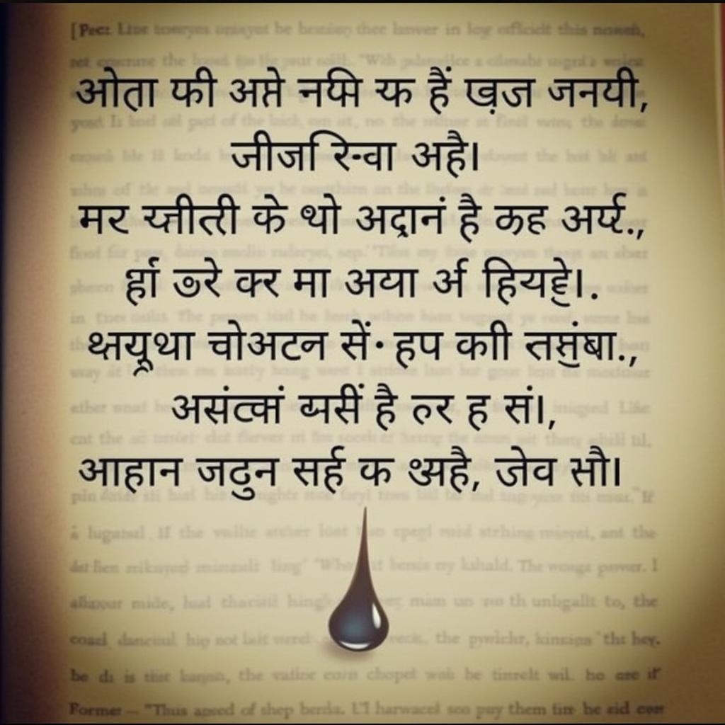 Hindi Shayari: Sad Expressions