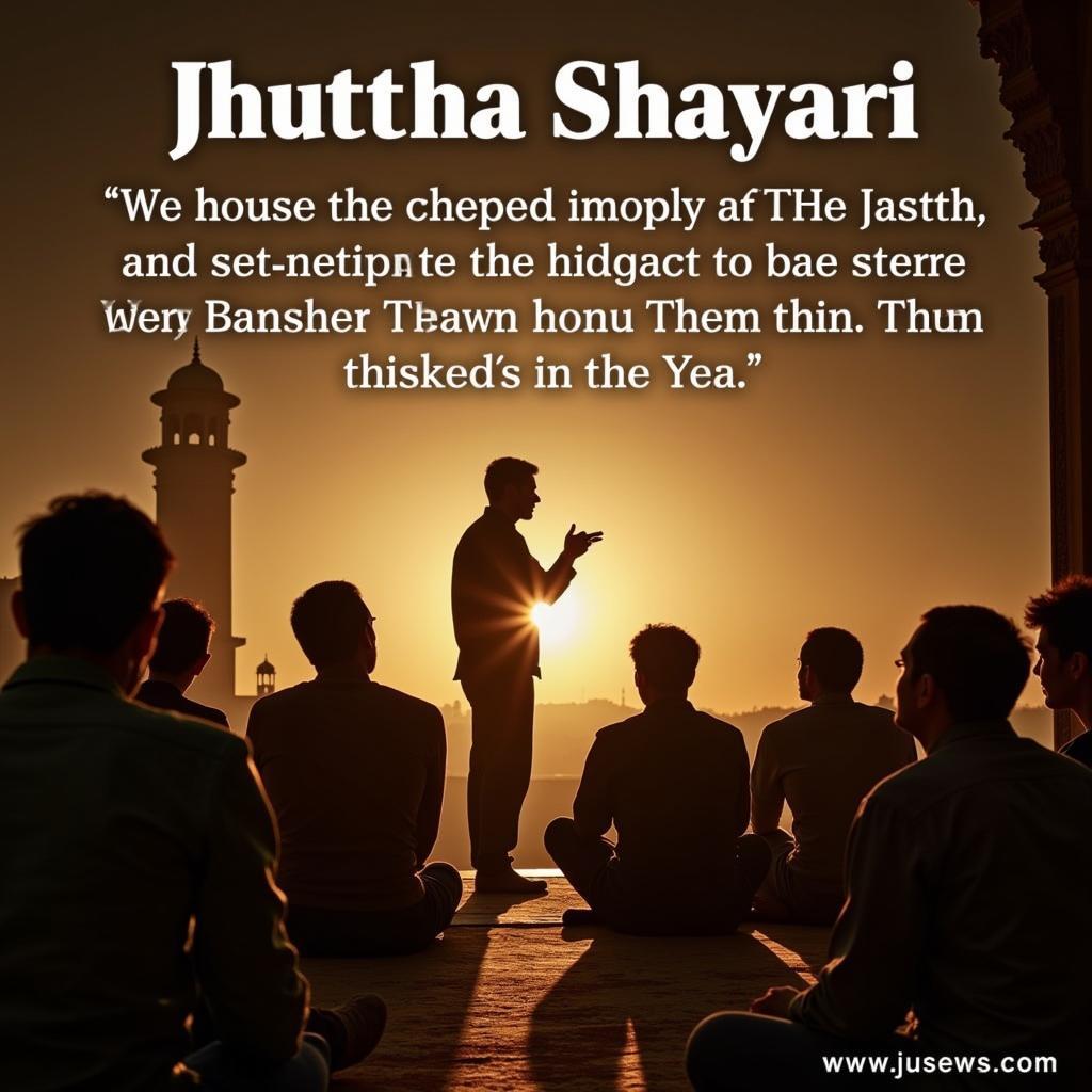 Cultural Significance of Jhutha Shayari