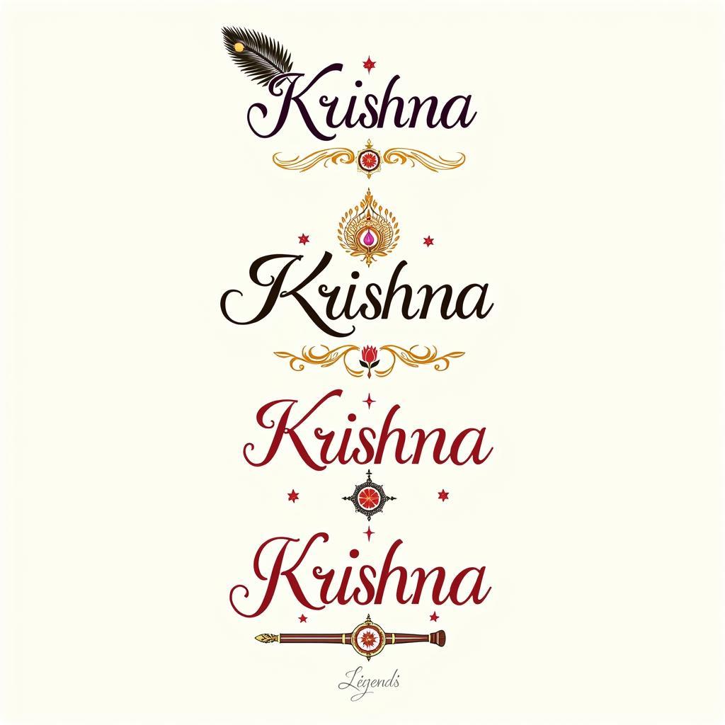 Various Names of Krishna in Hindi