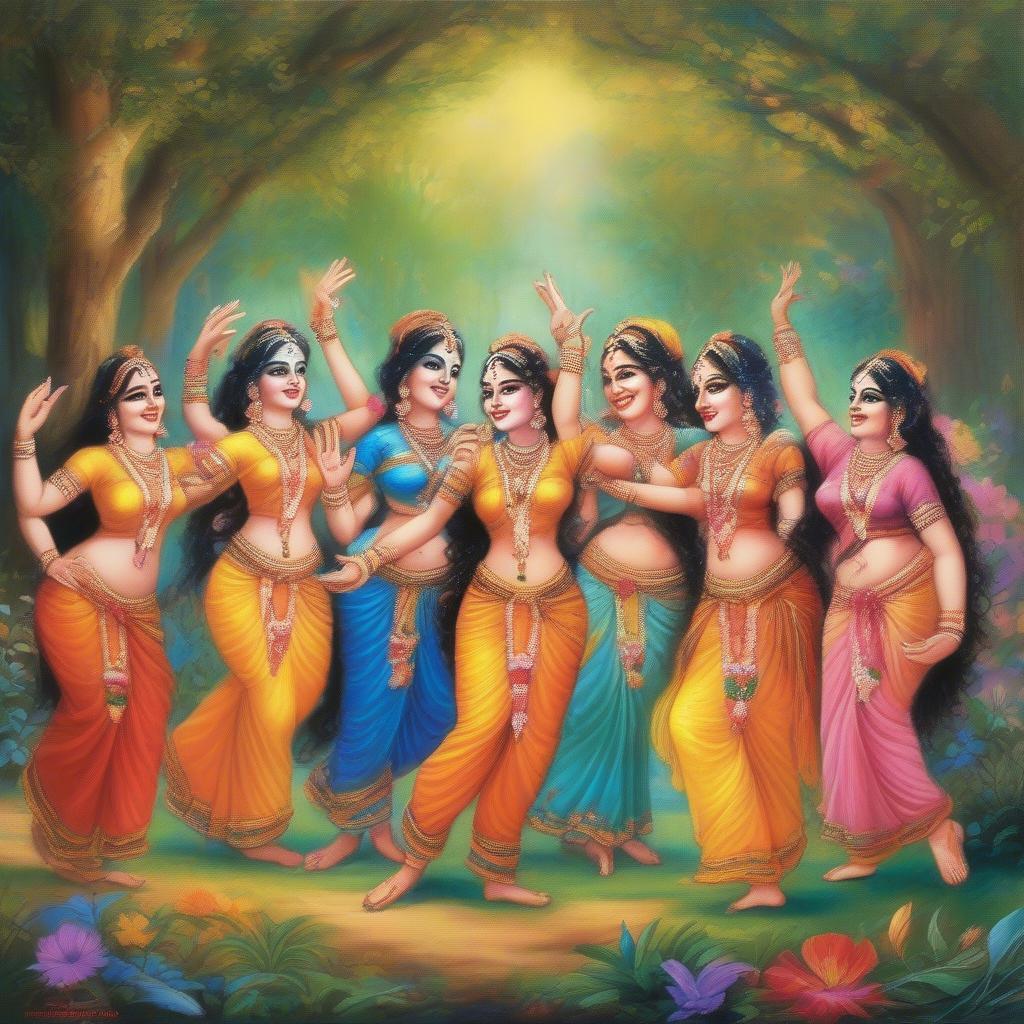 Krishna with Gopis