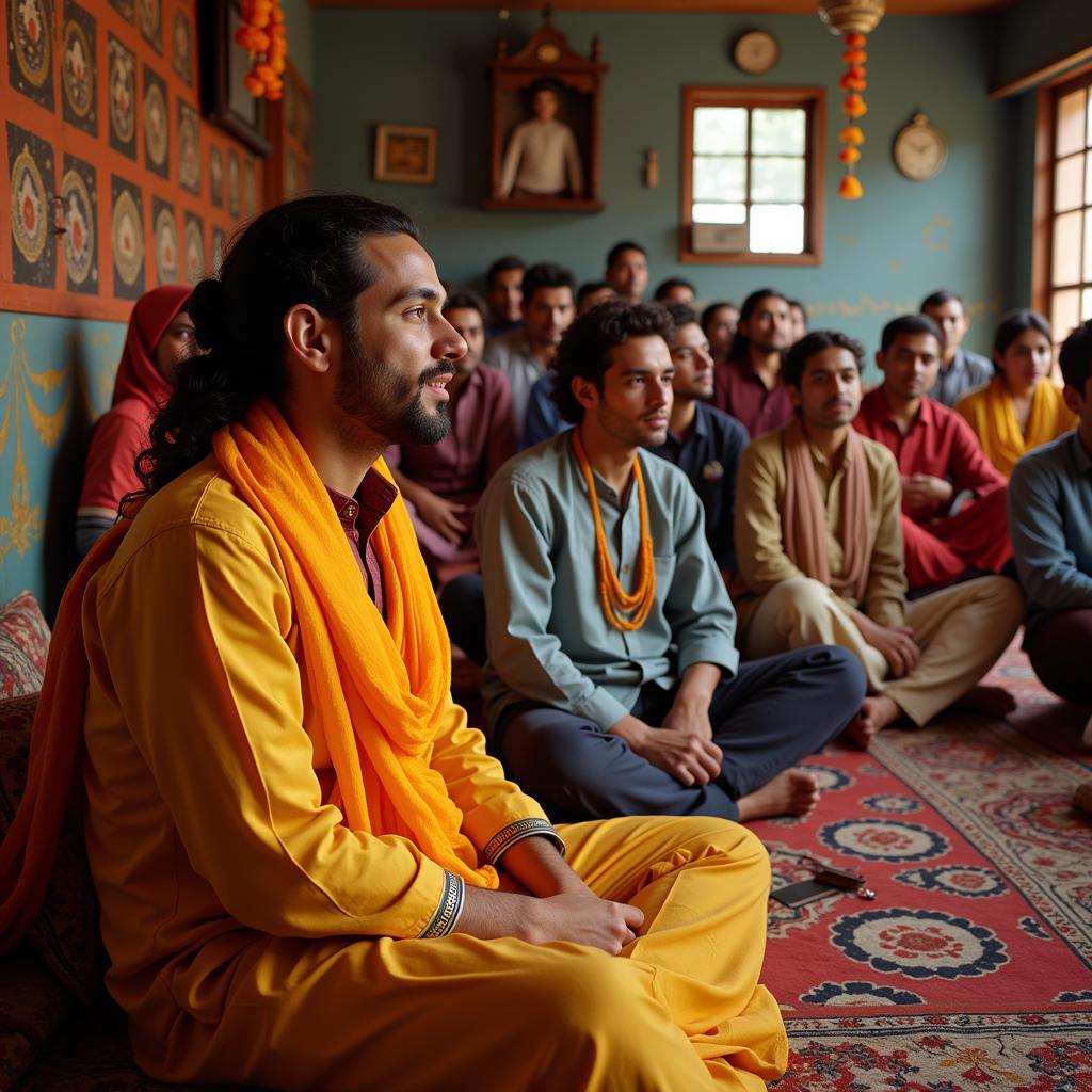 Traditional shayari performance