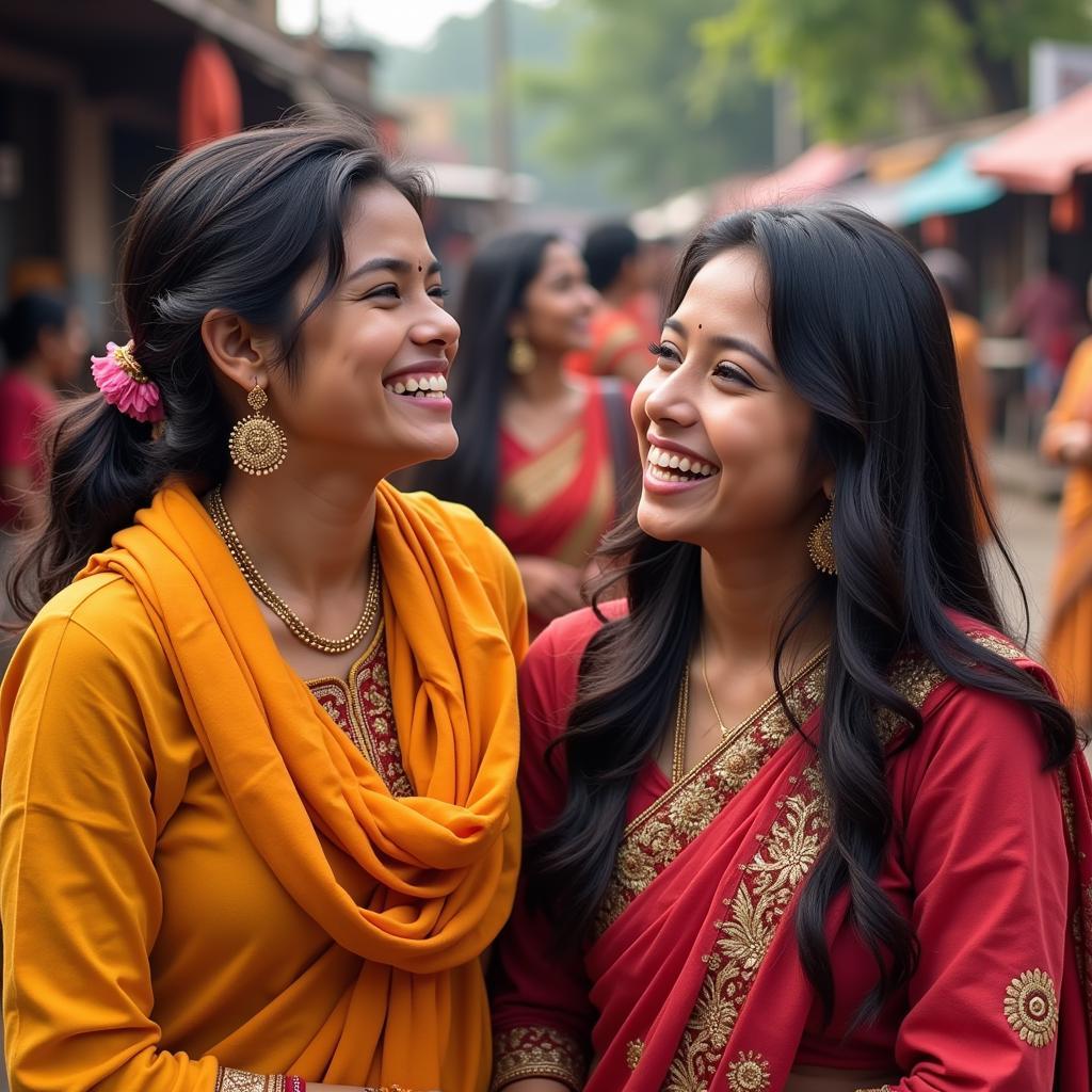 Image depicting the strong bond of friendship in Indian culture