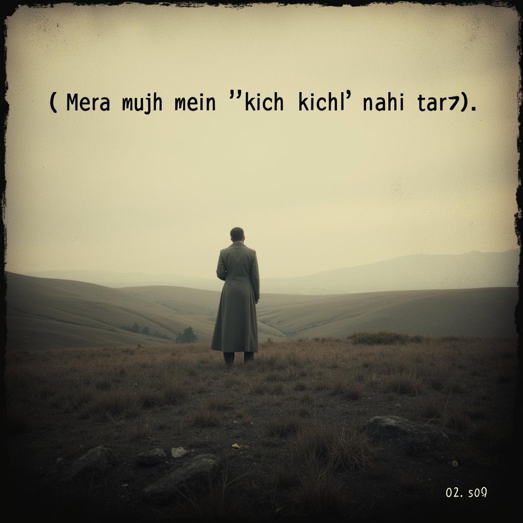 Emotional Depth in Mera Mujh Mein Kich Nahi Lyrics