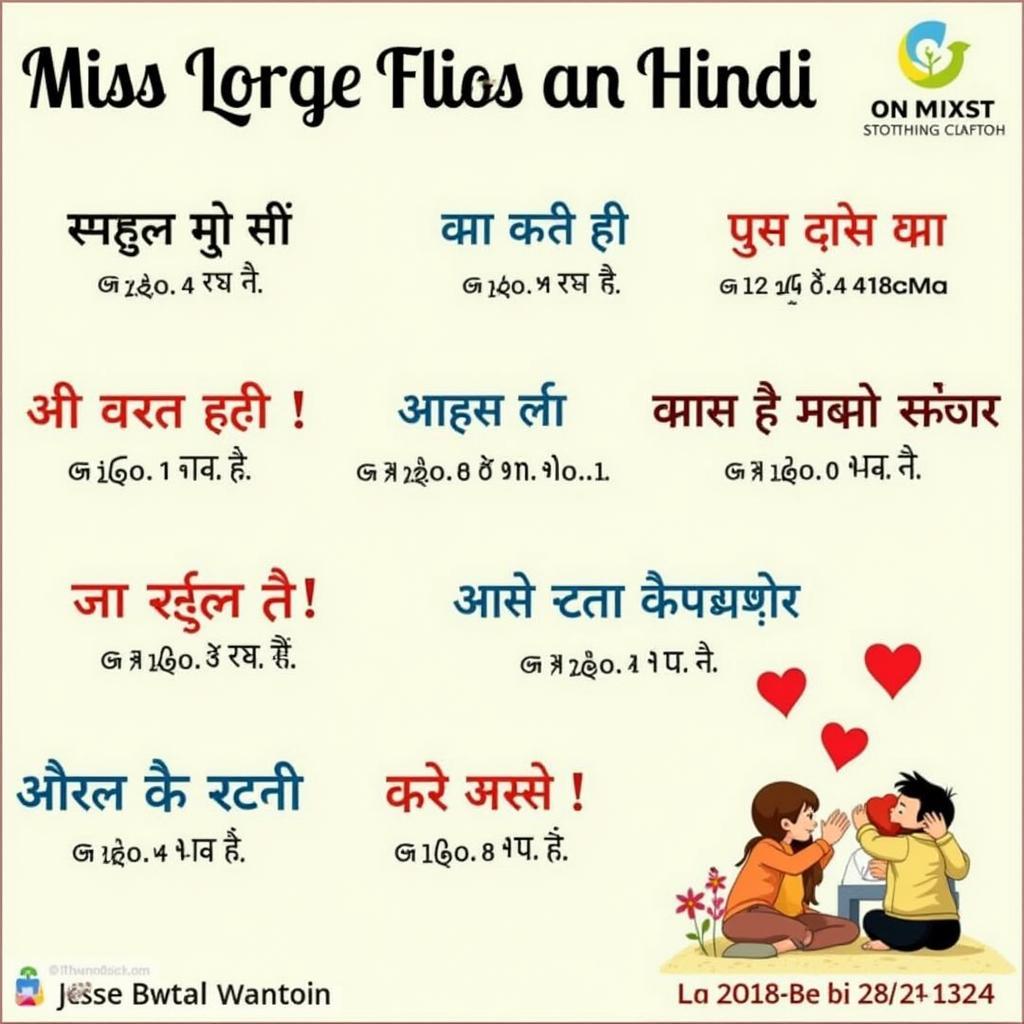 Various Hindi expressions for missing someone