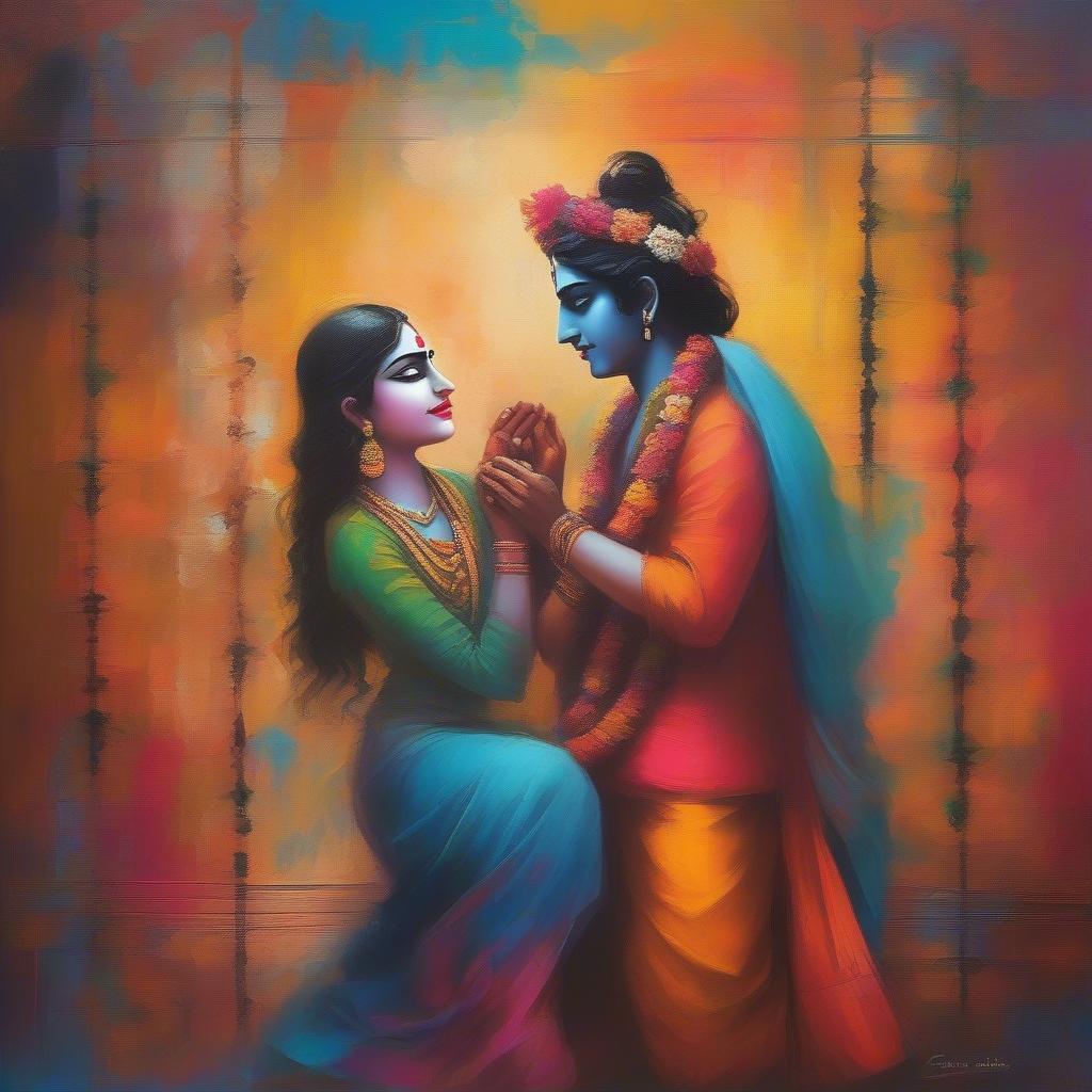 Modern Krishna Shayari Love Longing