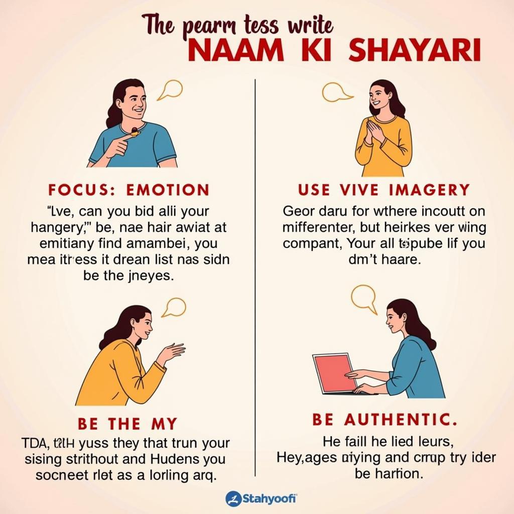 Tips for Writing Naam Ki Shayari