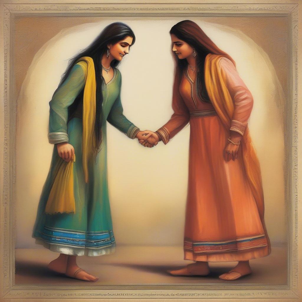 Two Friends Holding Hands, Symbolizing a Strengthened Bond through Naam Wali Shayari