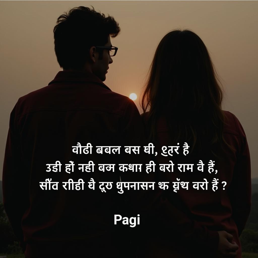 Understanding the meaning of "Pagli" in Shayari