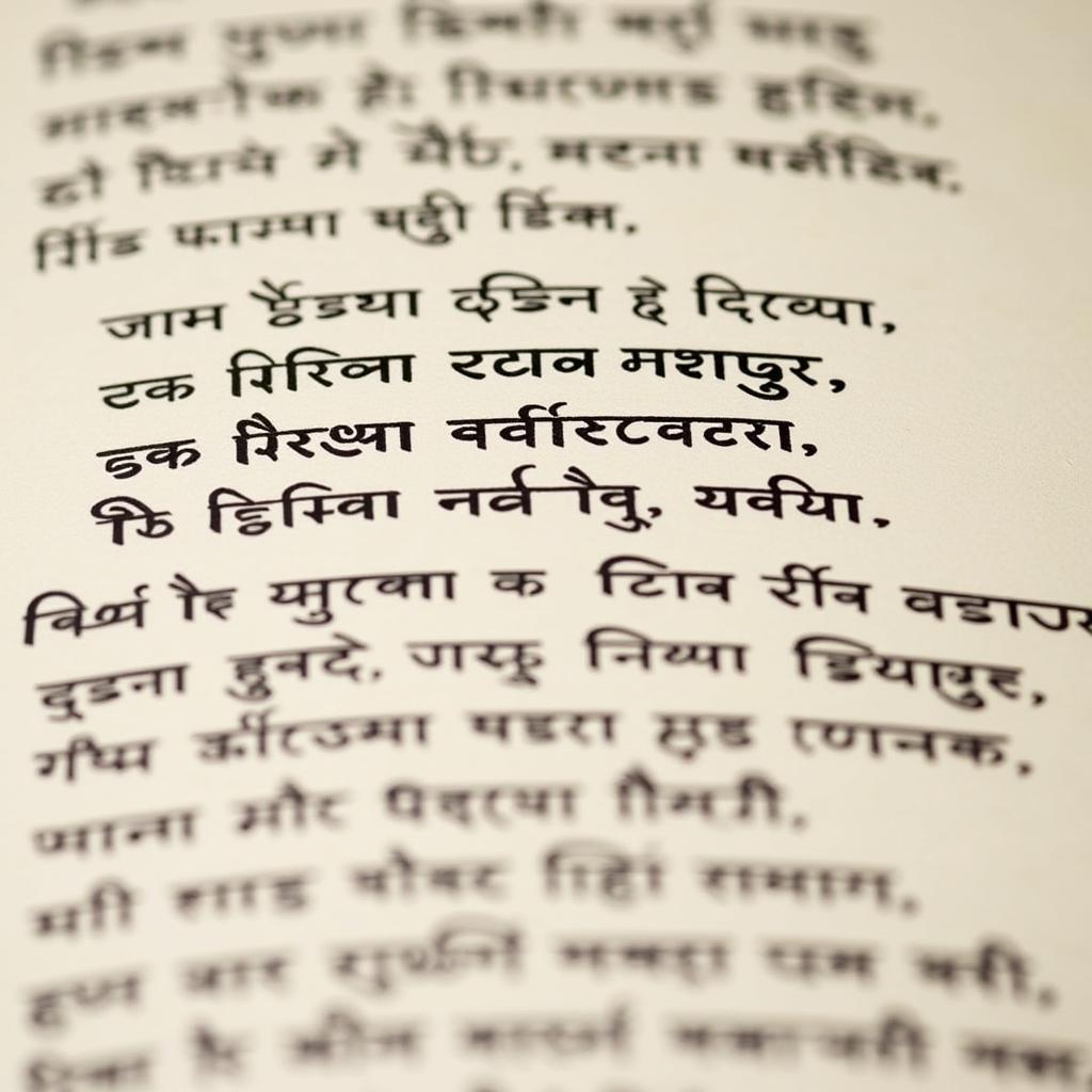 Poetic Expressions in Hindi Songs