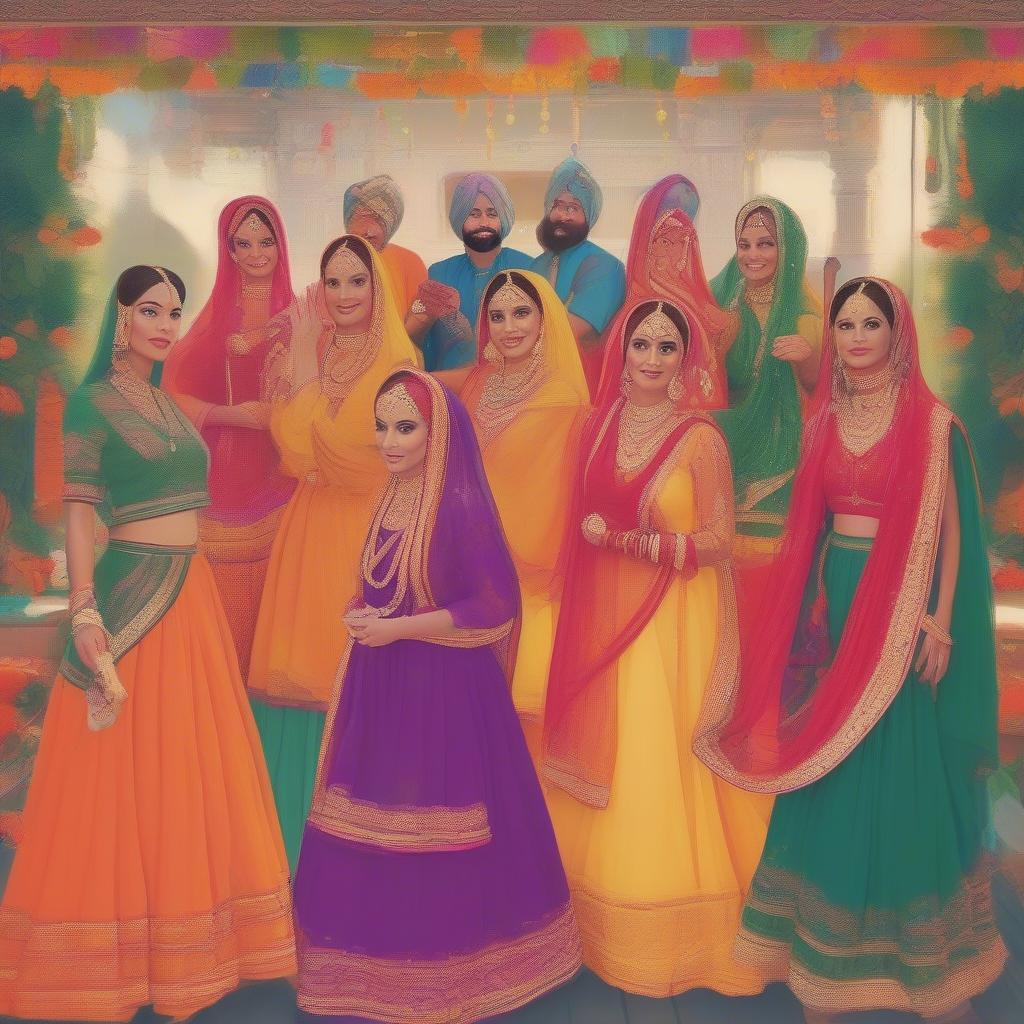 The significance of color in Punjabi culture and its connection to Rang Tera Chadeya Ve