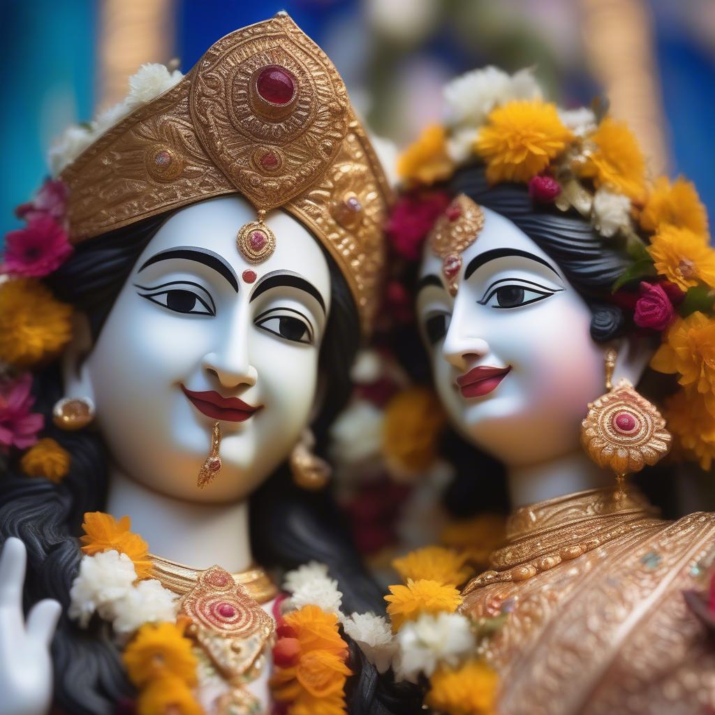 Radha Krishna Devotional Caption