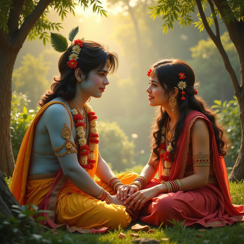 Radha Krishna Divine Love Quotes