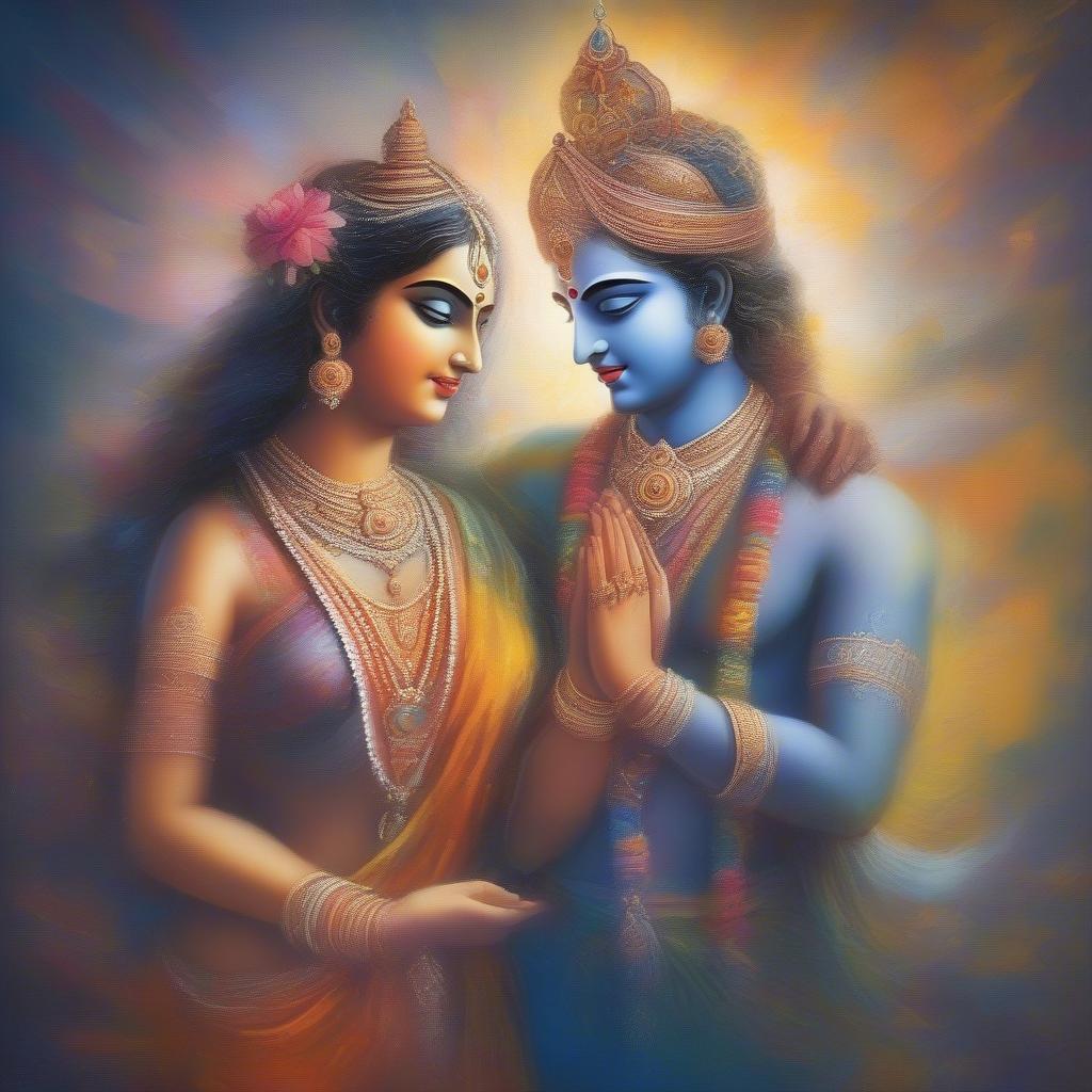 Radha Krishna Divine Union