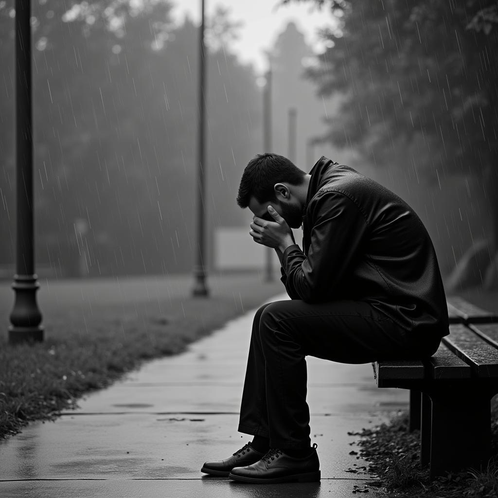 Sad Man Shayari Expressing Loneliness