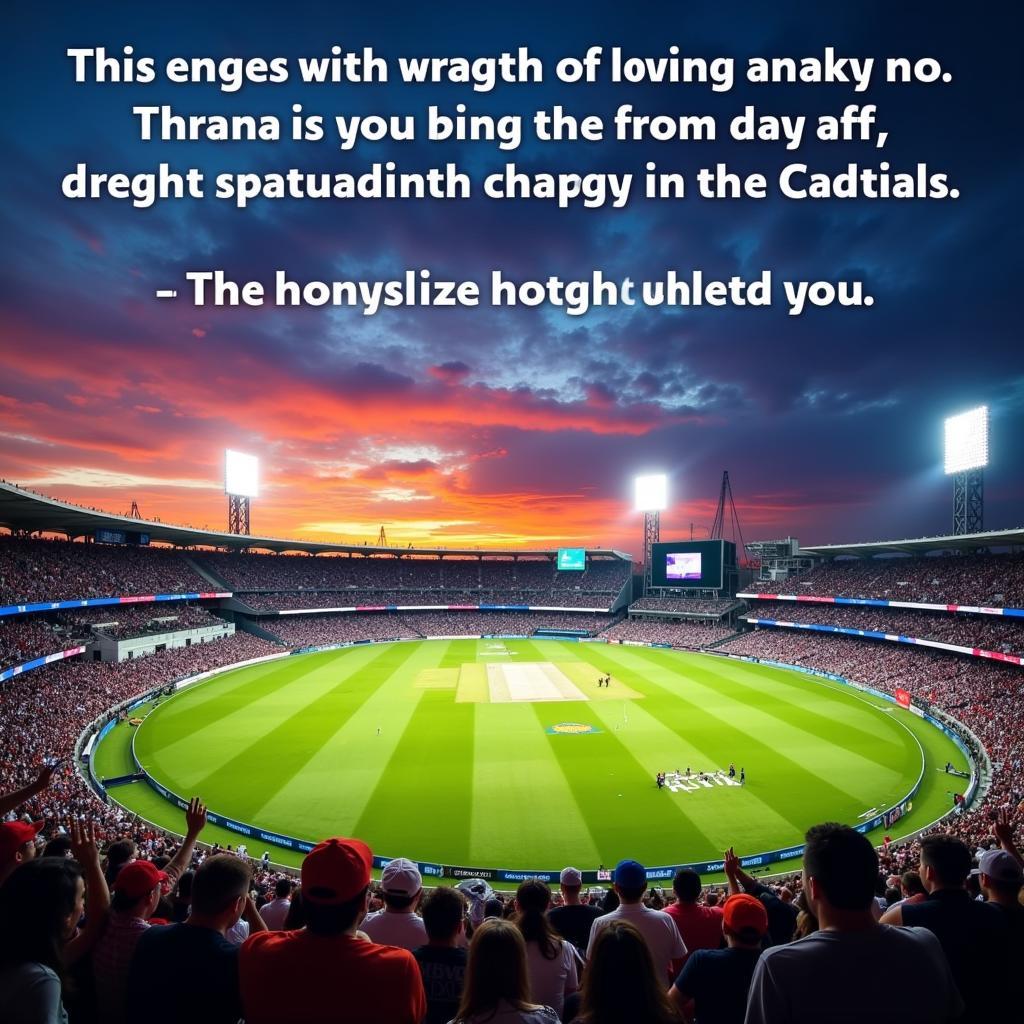 Shayari on a cricket match