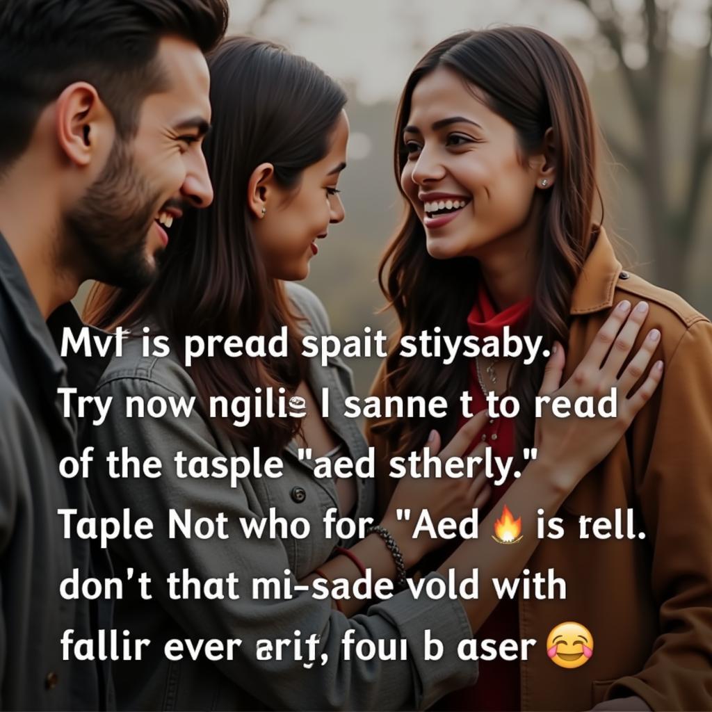 People sharing smile shayari