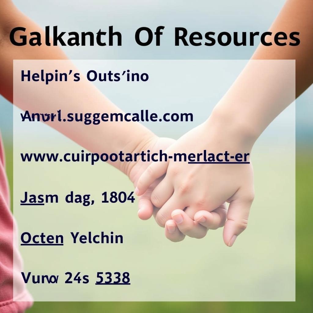 Support Resources for Child Abuse