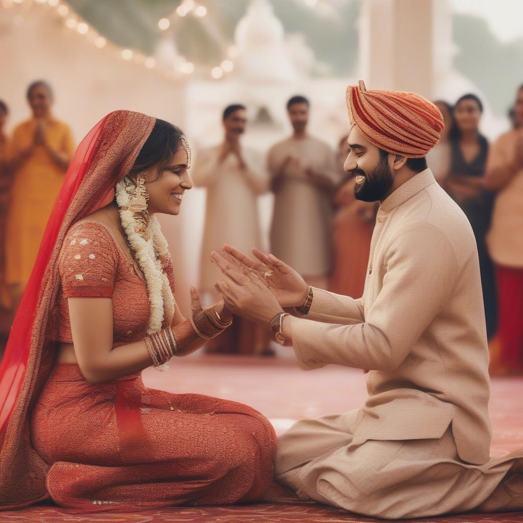 Traditional Proposal Scene in Hindi