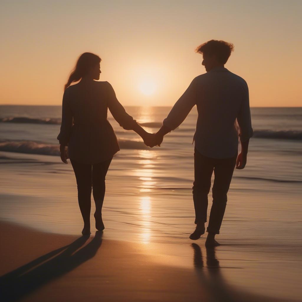 Couple holding hands, symbolizing trust and connection in a true love relationship