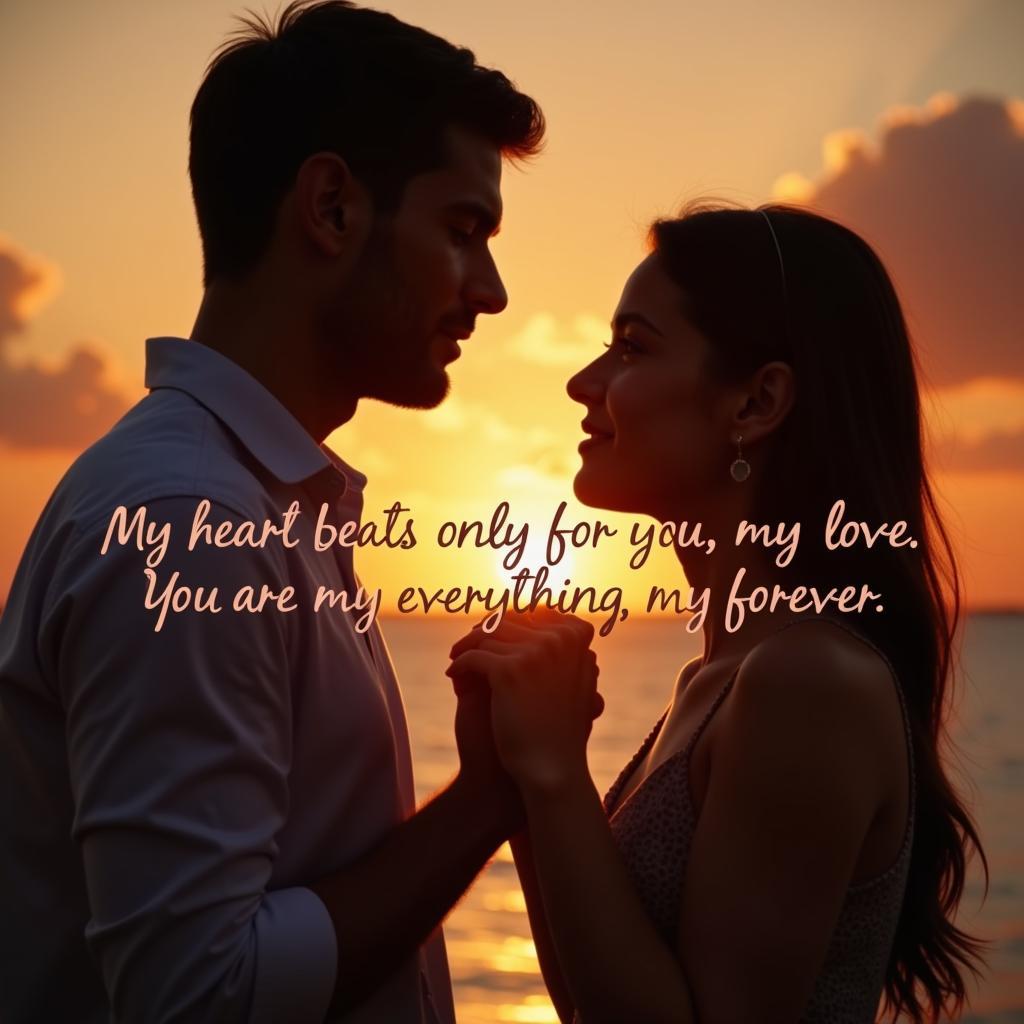 Romantic Two Line Love Quotes for Him