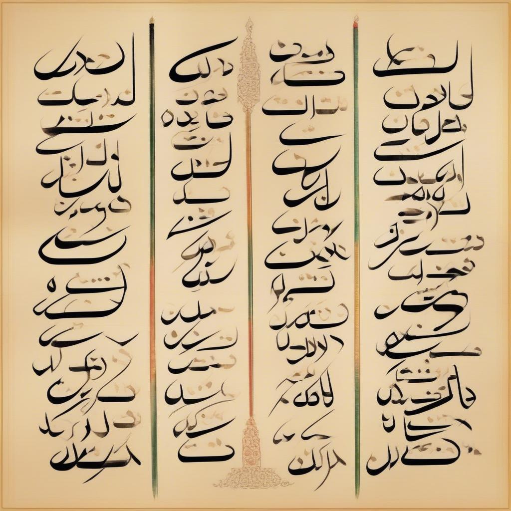 Examples of Urdu Calligraphy