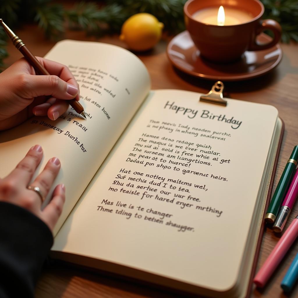 Writing a Personalized Birthday Shayari