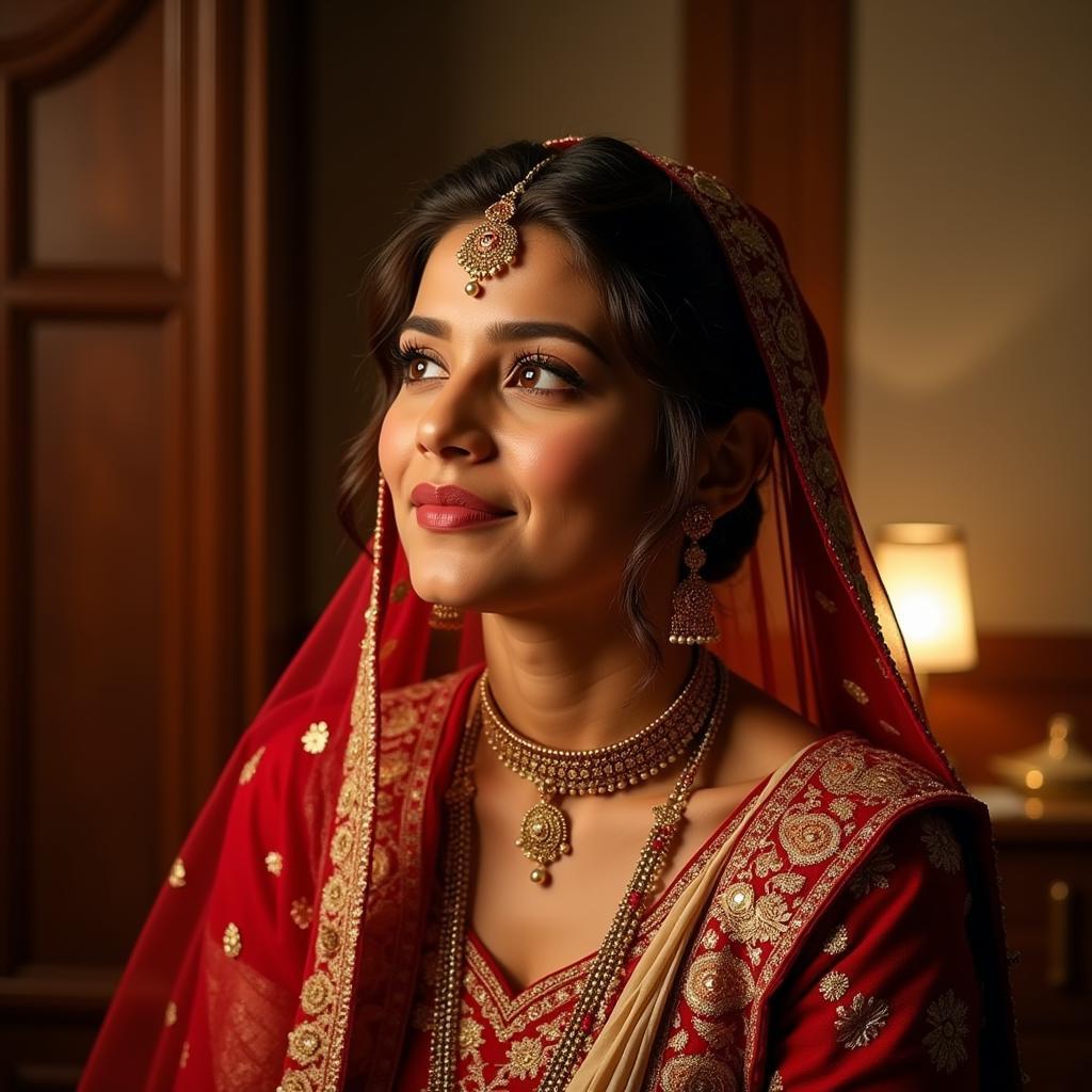 Bride Awaiting Groom's Arrival