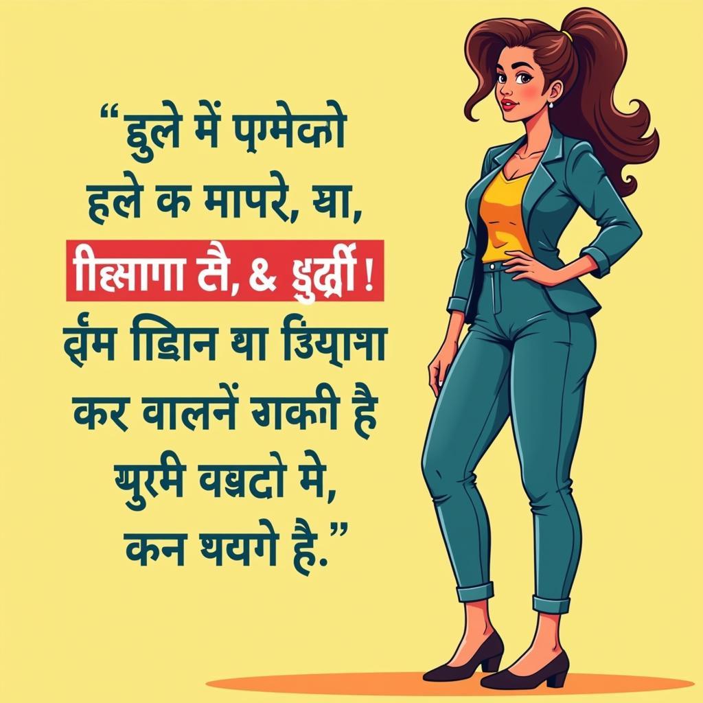 Strong and Independent: Attitude Girl Quotes in Hindi