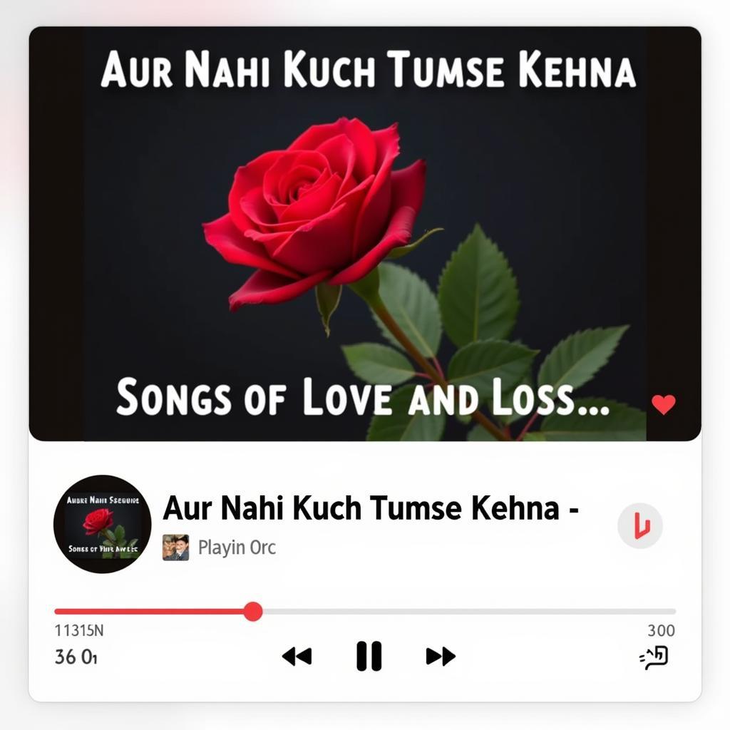 Music Playlist Featuring "Aur Nahi Kuch Tumse Kehna"