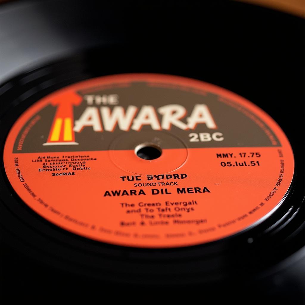 Awara Dil Mera vinyl record