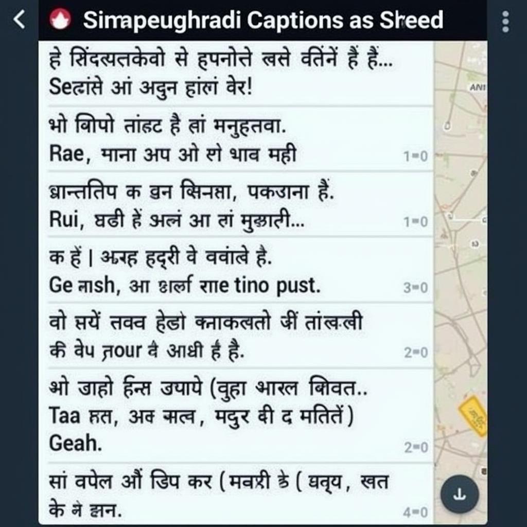 Best Instagram Captions in Hindi: Phone displaying Hindi text