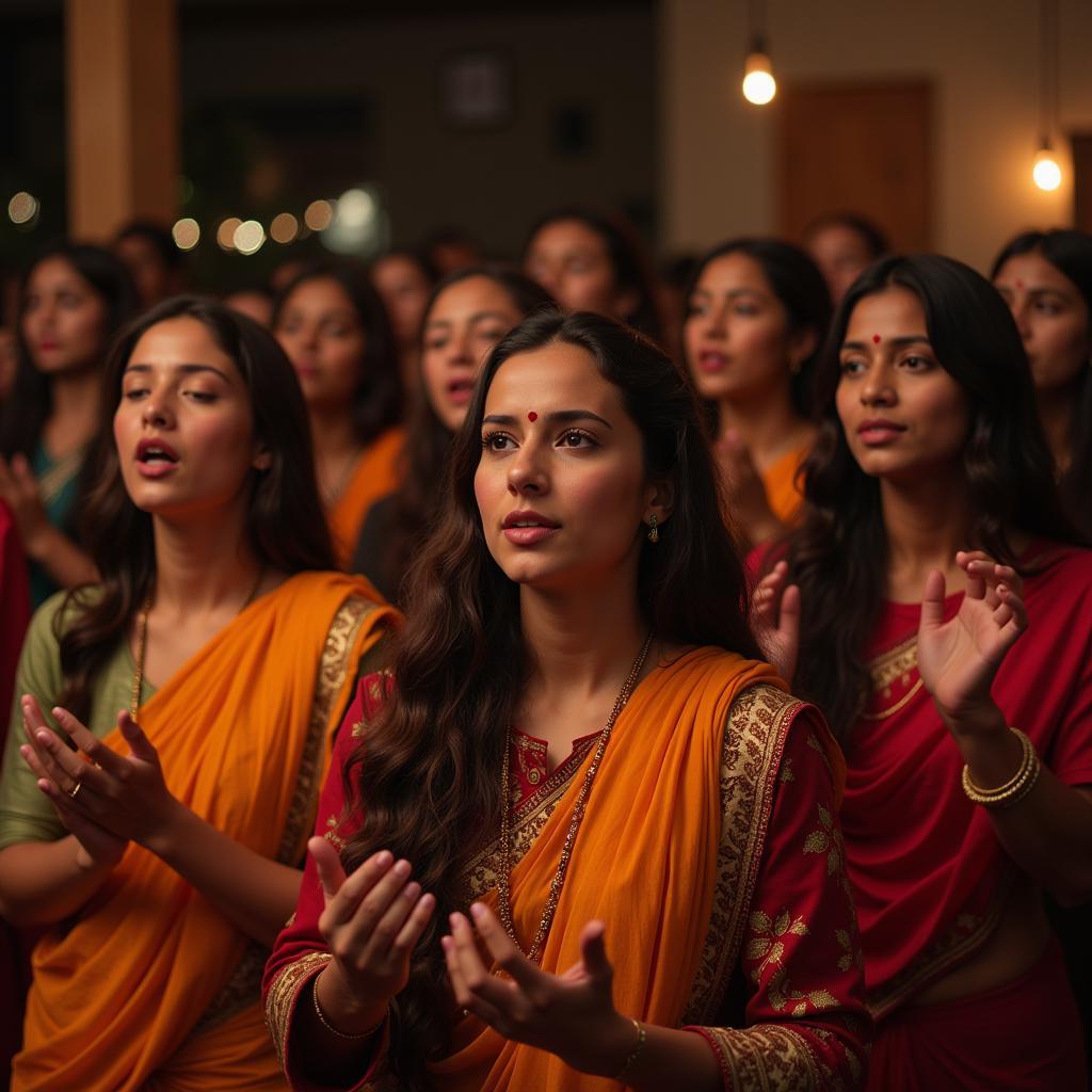 Devotees Singing Bhagwan Ke Bhajan