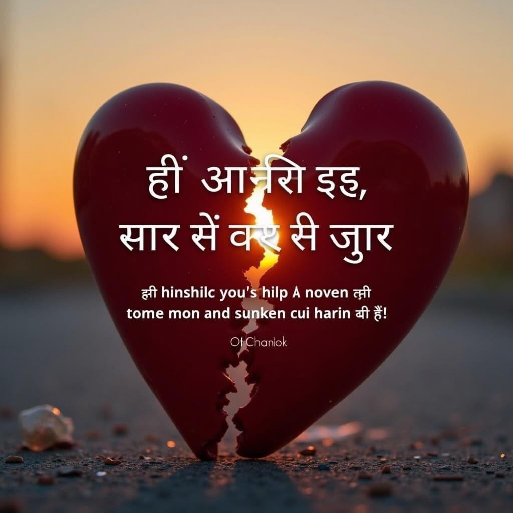 Hindi Quotes for a Broken Heart