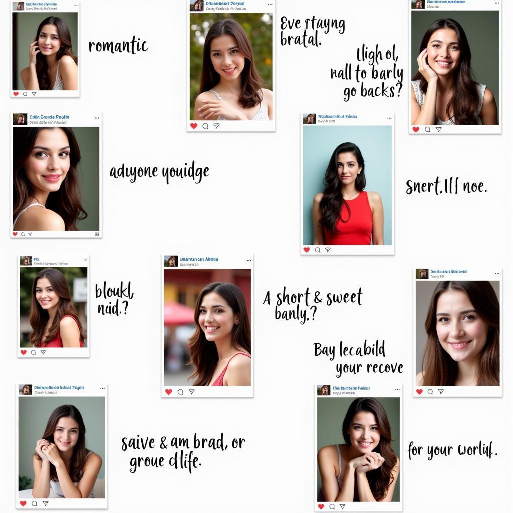 Different Caption Styles for Your Girlfriend's Picture