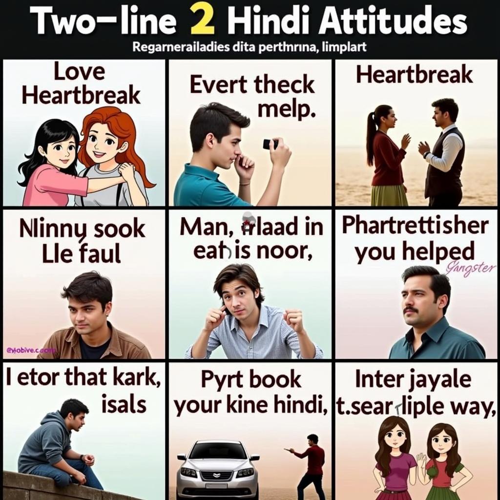 Categories of Hindi Attitude Status